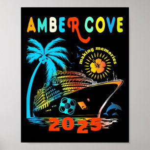 Amber Cove 2025 Family Trip Friends Group Urlaub Poster