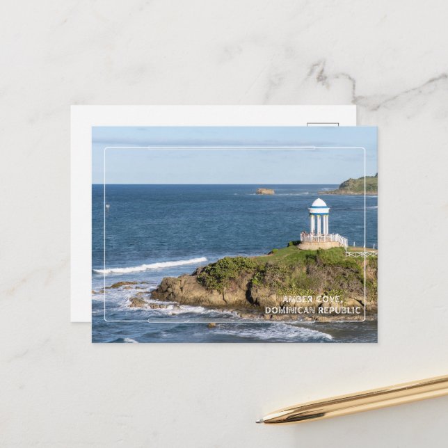 Amber Cove, Dominikanische Republik Postkarte (Vorderseite/Rückseite Beispiel)