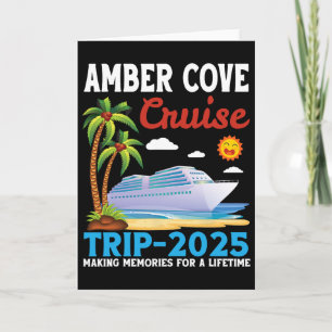 Amber Cove Kreuzfahrt 2025 Erinnerungen für ein  Karte