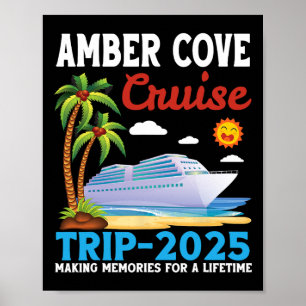 Amber Cove Kreuzfahrt 2025 Erinnerungen für ein Poster