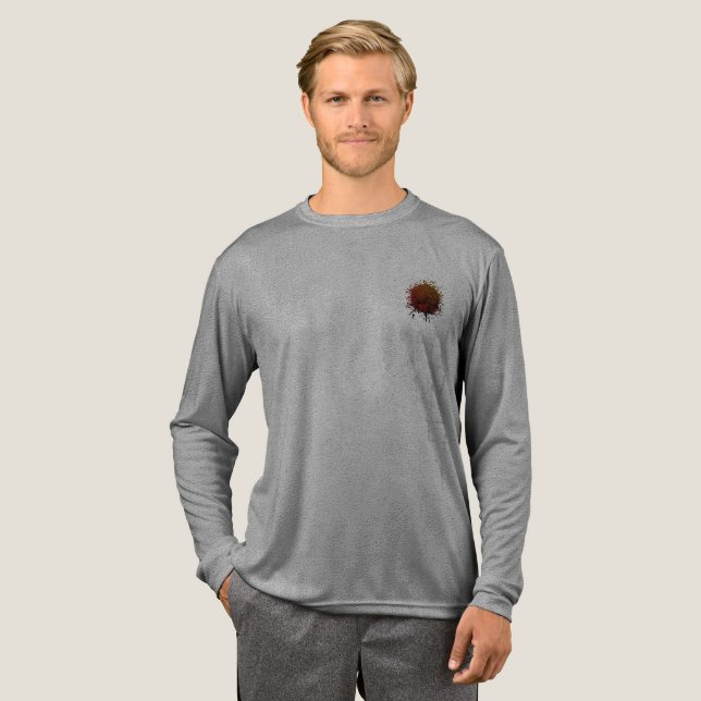 Amber Fade Tri-Blend Shirt (Volle Vorderseite)