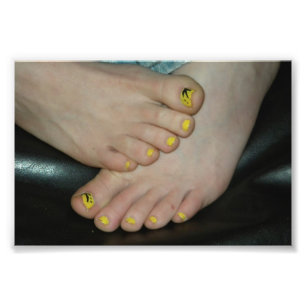 Amber Feet Fotodruck