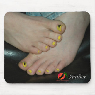 Amber Feet Mousepad