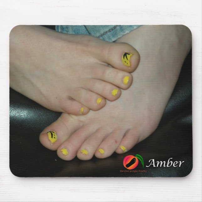 Amber Feet Mousepad (Vorne)