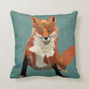 Amber Fox Pillow Kissen