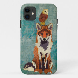 Amber Fuchs & Owl Blaue Rose Fall Case-Mate iPhone Hülle