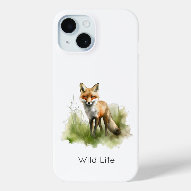 Amber Gaze: Meadow Fox, benutzerdefiniert Case-Mate iPhone Hülle (Rückseite)