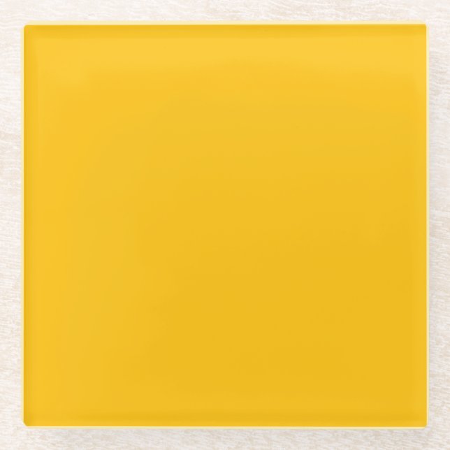 Amber Glasuntersetzer (Vorderseite)