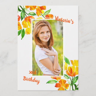 Amber Glory Foto Einladung