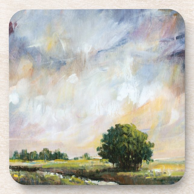 Amber Glow II Getränkeuntersetzer (Vorderseite)