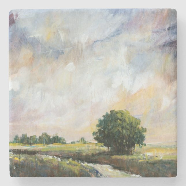 Amber Glow II Steinuntersetzer (Vorderseite)