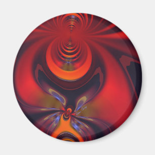 Amber Goddess - Orange und Gold Passion Magnet