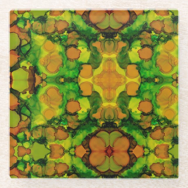 Amber Grove Glasuntersetzer (Vorderseite)