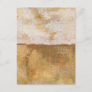 Amber Horizon Abstrakt Print Melissa Averinos Postkarte
