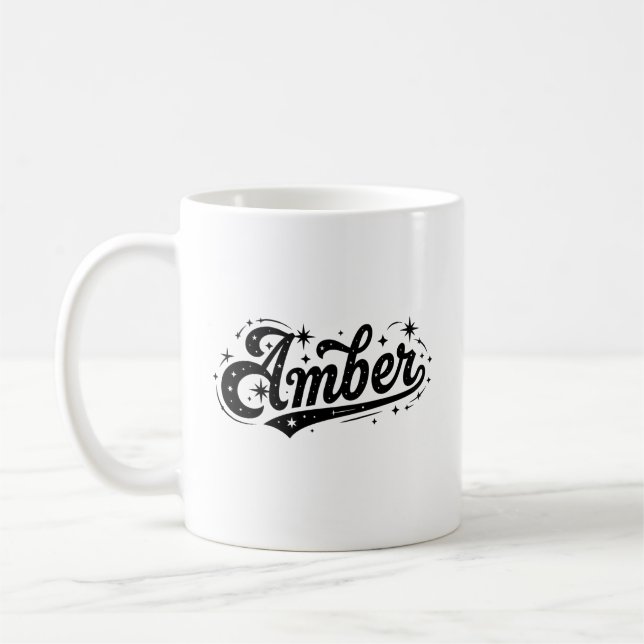 Amber name first last family kaffeetasse (Links)