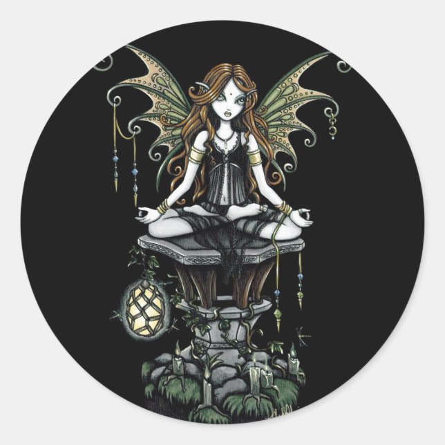 "Amber" Naturelotus Fairy Stickers (Vorderseite)