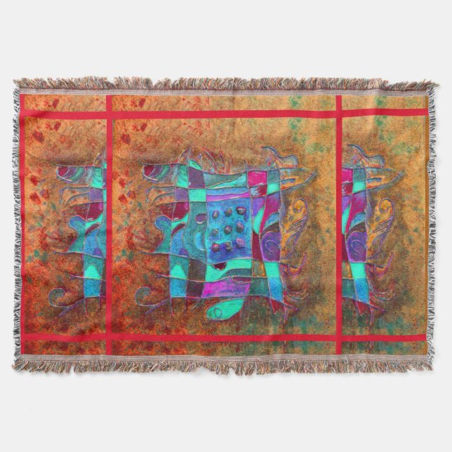 "Amber Opening" von Paul Buică Throw Blanket Decke (Vorderseite)