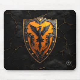 Amber Phoenix Firebird Gaming Mousepad