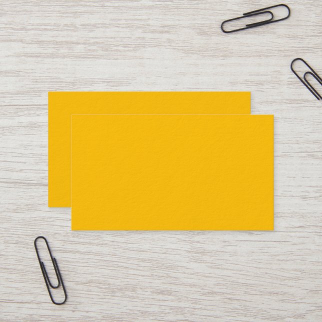 Amber Premium Business Card Visitenkarte (Vorderseite/Rückseite Beispiel)