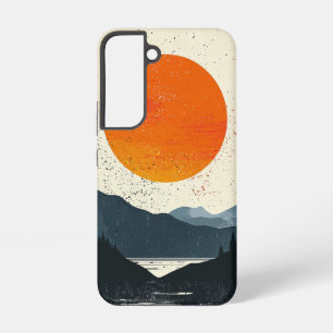 Amber Ridge Silhouette Telefoncase Samsung Galaxy Hülle