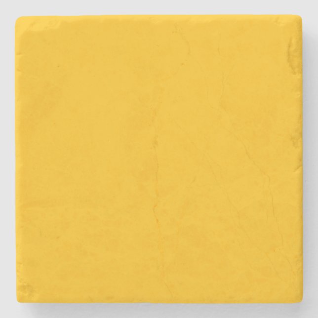 Amber Solid Color Steinuntersetzer (Vorderseite)