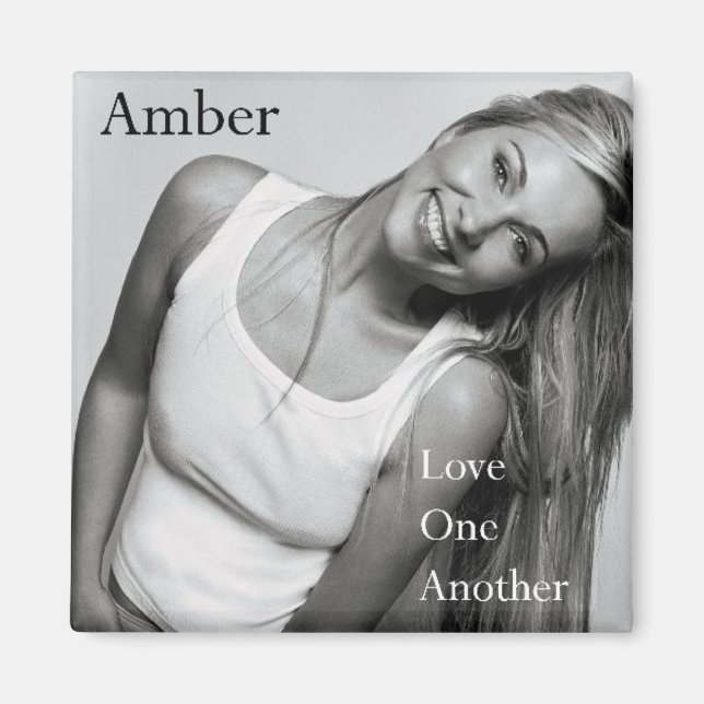 AMBER Square Magnet (Vorne)