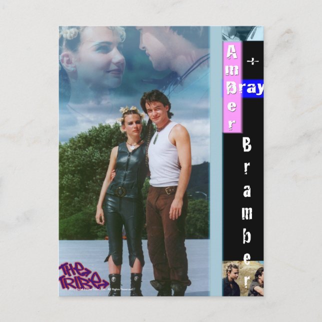 Amber und Bray Bramber Postkarte (Vorderseite)