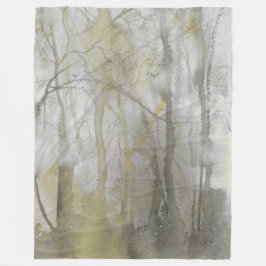 Amber Wilds Wasserfarbe Abstrakt drucken Fleecedecke