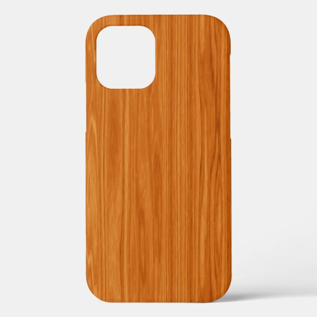 Amber Wood Grain Case-Mate iPhone Case (Rückseite)