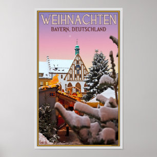 Amberg - Weihnachten Bayern Poster