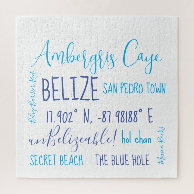 Ambergris Caye Belize Puzzle (Vertikal)