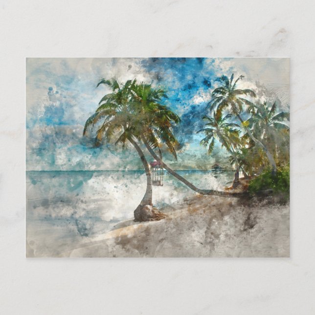 Ambergris Caye Belize Reiseziel Postkarte (Vorderseite)