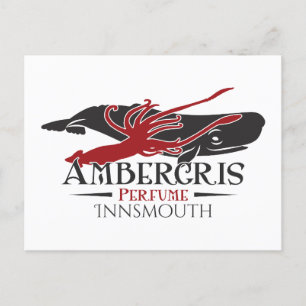 Ambergris Sperm Whale Perfume Innsmouth Postkarte