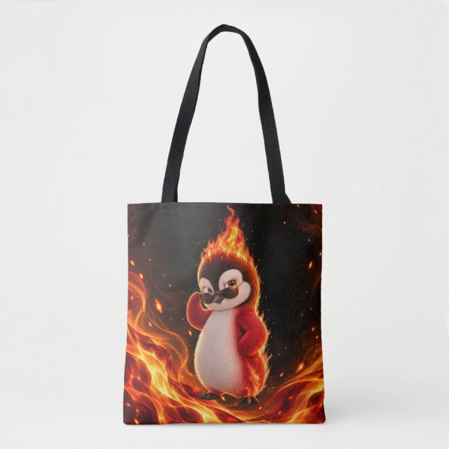 Amberlicious Fire Penguin Sunglasses Funny (Vorderseite)