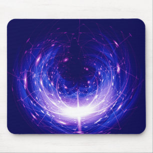 Amberlight Cold Blue Polar Flare Mousepad