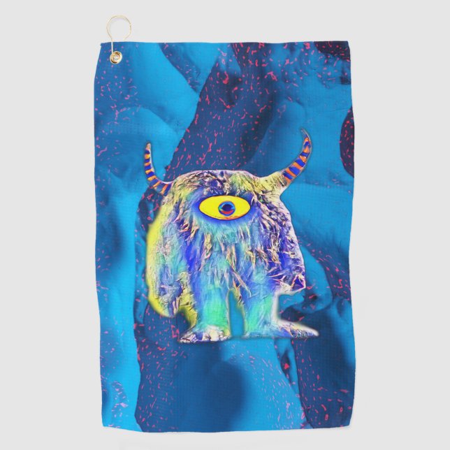 Ambiges Disk Golf Disk Towel Golfhandtuch (Vorderseite)