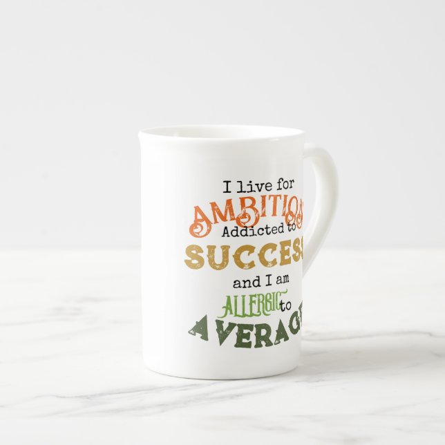 Ambition Bone China Tasse (Vorderseite Rechts)