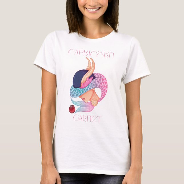 ‚Ambition Capricorn‘ T-Shirt (Vorderseite)