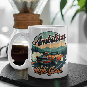 Ambition - Klassischer Jahrgangswagen Kaffeetasse