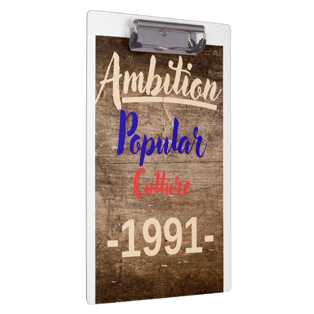 Ambition: Popular Culture Klemmbrett (Rechts)