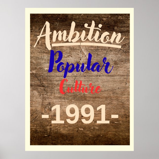 Ambition: Popular Culture Poster (Vorne)