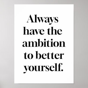 Ambition Poster