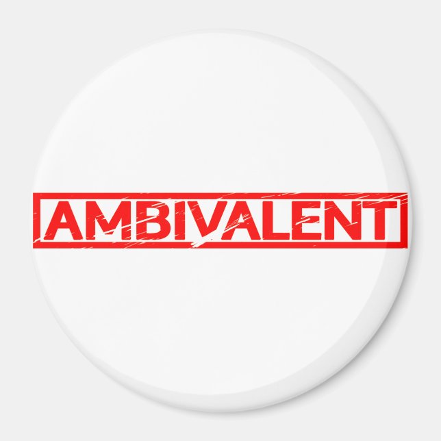 Ambivalente Briefmarke Magnet (Vorne)