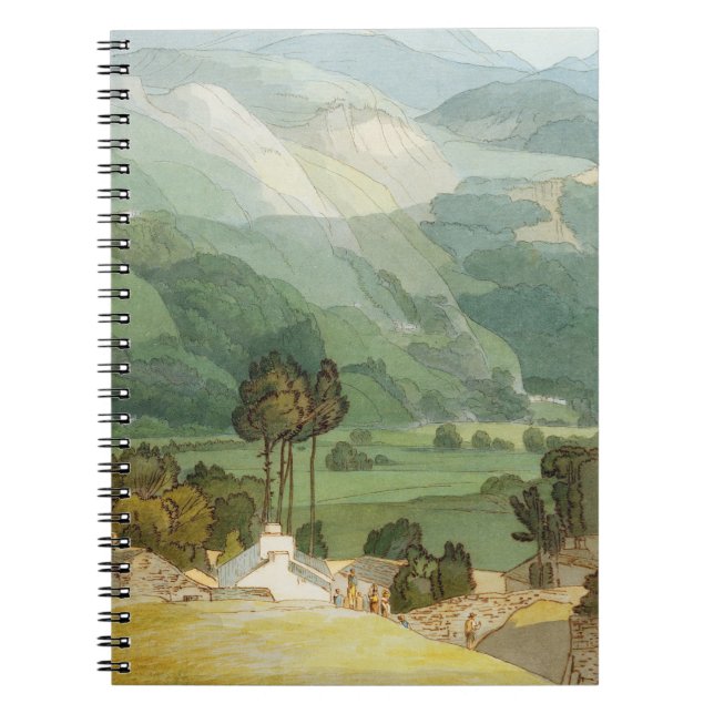 Ambleside, 1786 (w/c mit Federübergraphit Notizblock (Vorderseite)