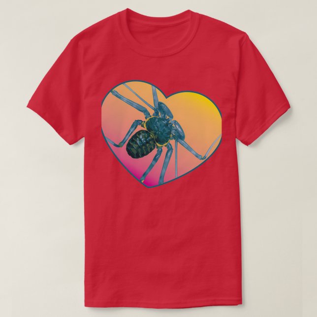 Amblypygi Liebe Phrynus whitei T-Shirt (Design vorne)