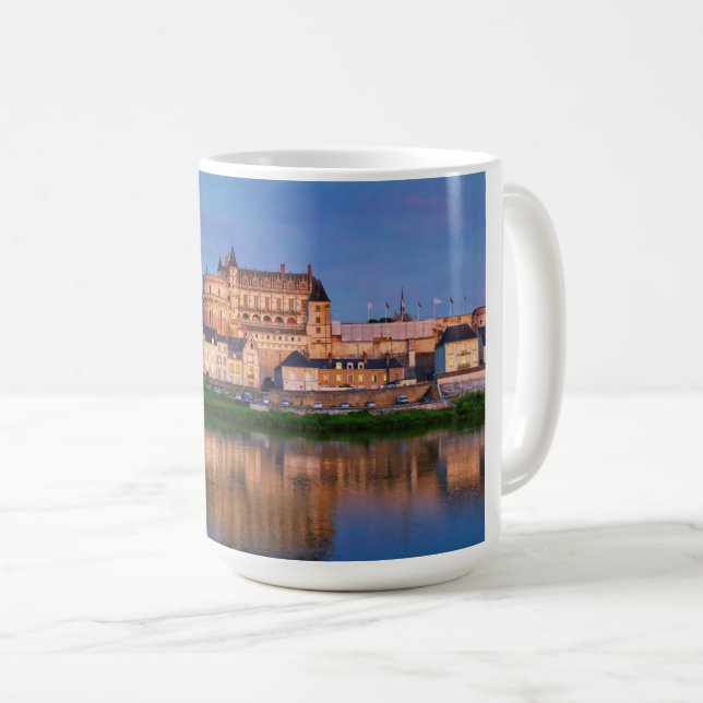 Amboise Castle, Loire Valley, Frankreich Kaffeetasse (VorderseiteRechts)