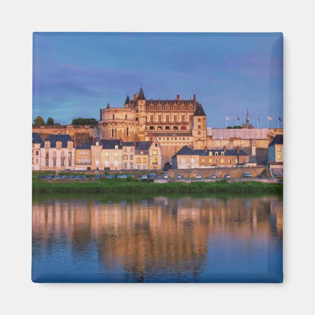 Amboise Castle, Loire Valley, Frankreich Magnet (Vorne)