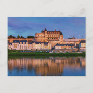 Amboise Castle, Loire Valley, Frankreich Postkarte