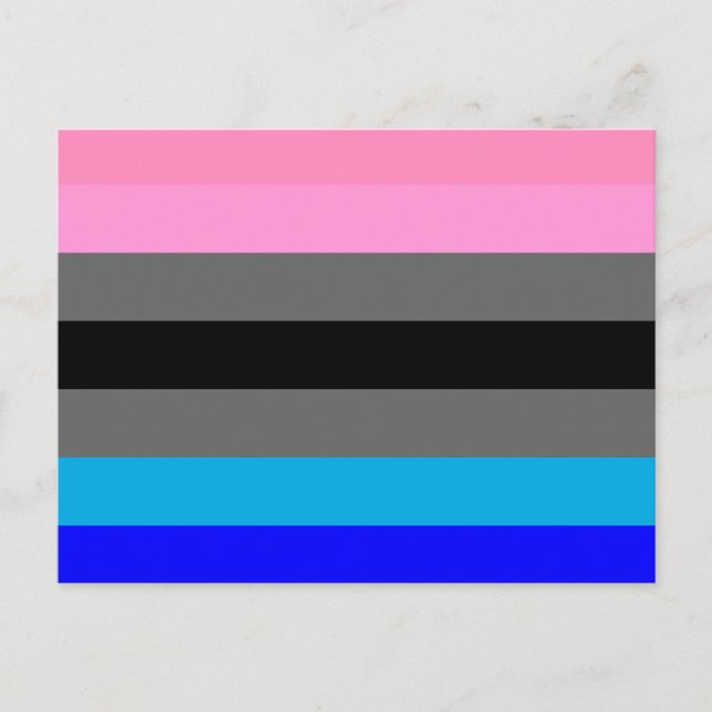 Ambonec Pride Flag Postkarte (Vorderseite)