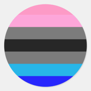 Ambonec Pride Flag Runder Aufkleber